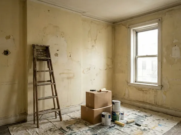 Vor Renovierung - Altbauwohnung Wien